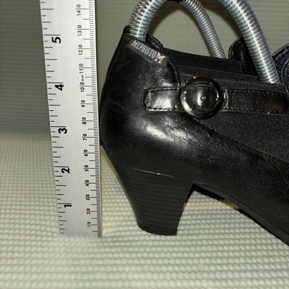 Mephisto Leather Air Relax Slip-On Bootie Women’s Size 6.5 Black - Picture 7 of 11